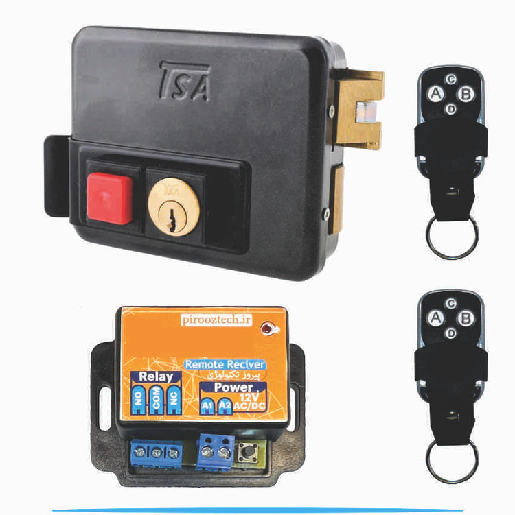 قفل برقی تسا هوشمند بیرون بازشو 7080 TSA