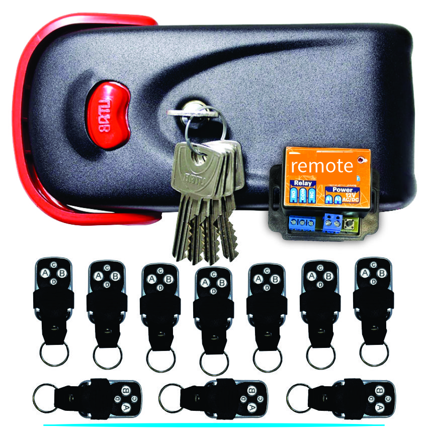 قفل برقی لاک پشتی یوتاب 1093 با 10 ریموت کنترل