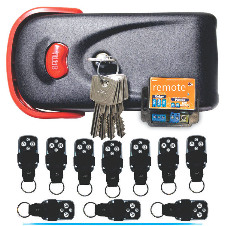 قفل برقی لاک پشتی یوتاب 1093 با 10 ریموت کنترل